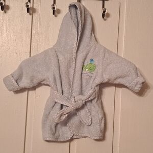 Baby Boys Bath Robe Size 0-9 Months Blue